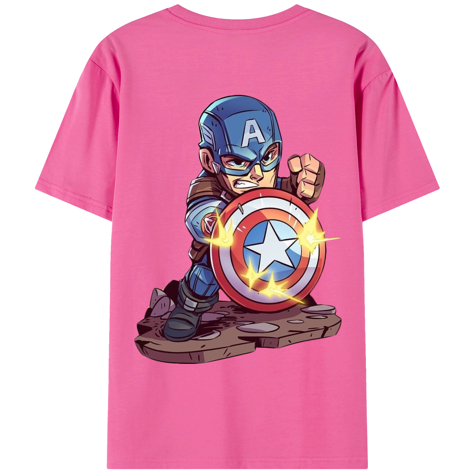 （画像用） アベンジャーズ The Avengers レディース半袖Tシャツ(バックプリント)